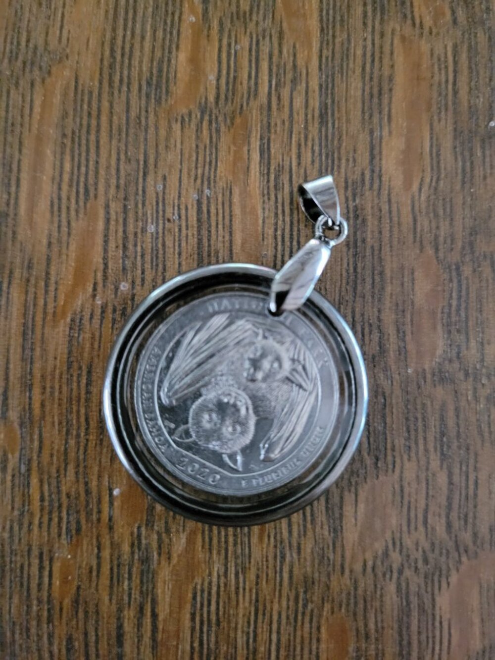 2020 National Park of America Samoa Quarter Pendant – Handcrafted Resin Jewelry - Picture 5 of 17